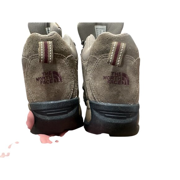 North Face Trekking Hiking Boots Womens 8 Suede Leather Lace Up Outdoor Gorpcore - Picture 7 of 14